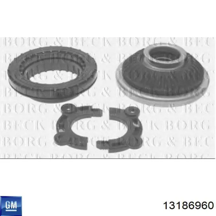 13186960 General Motors soporte amortiguador delantero