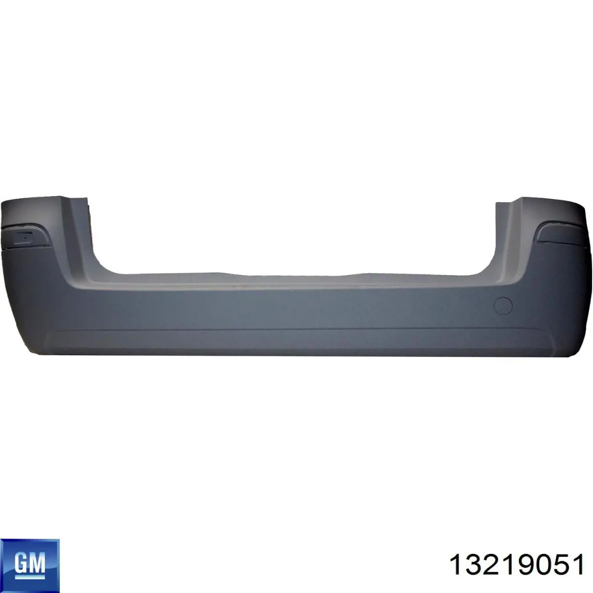  Refuerzo paragolpes trasero para Opel Zafira A05