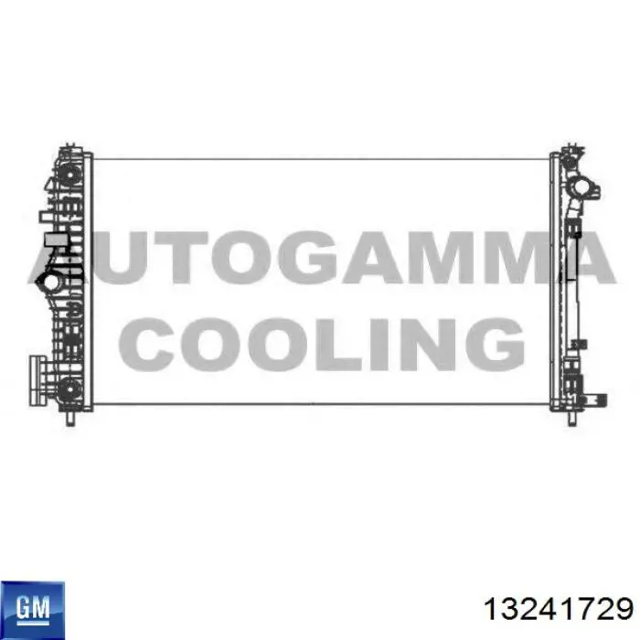 53772 NRF radiador refrigeración del motor