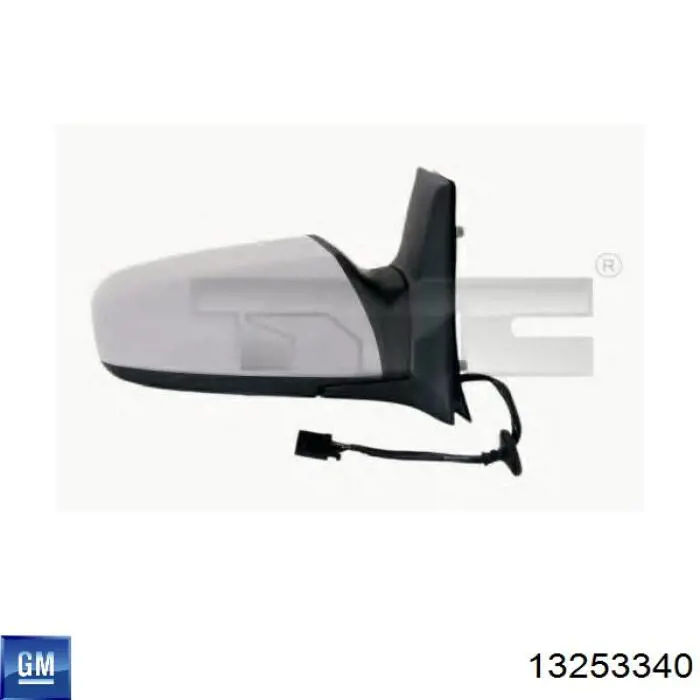 13253340 General Motors espejo retrovisor derecho