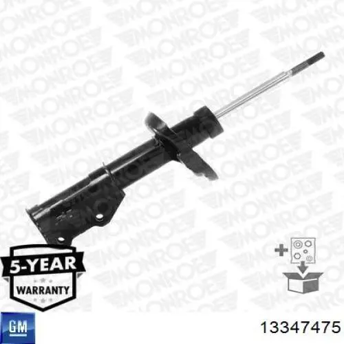 0344724 Opel amortiguador delantero izquierdo