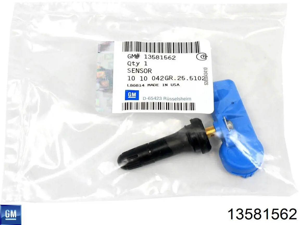 13581562 General Motors sensor de presion de neumaticos