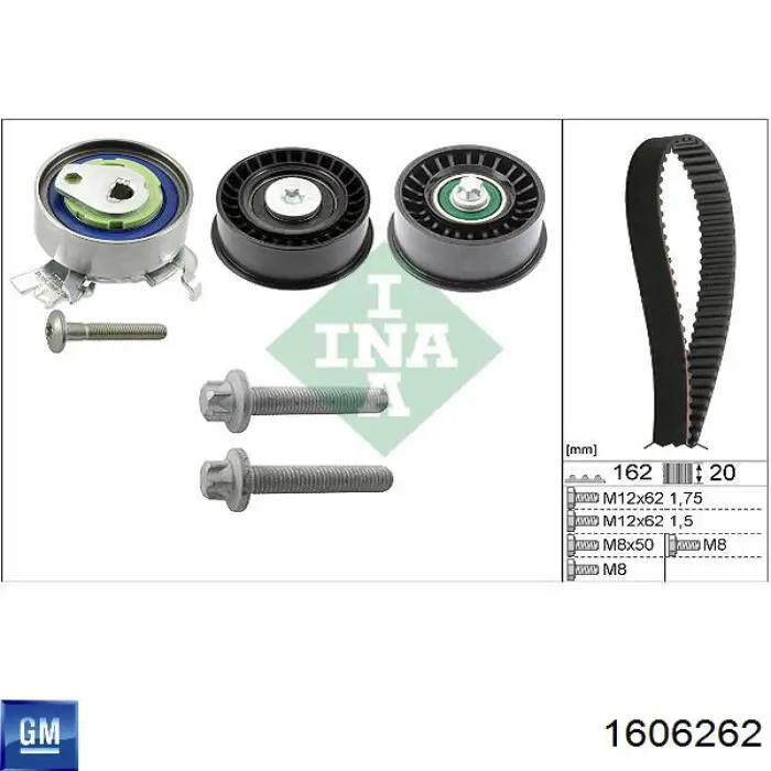 1606262 General Motors kit correa de distribución