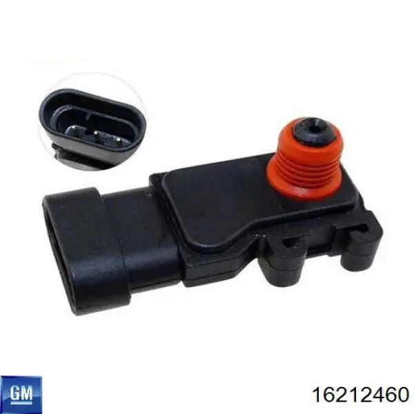 16212460 General Motors sensor de presion del colector de admision