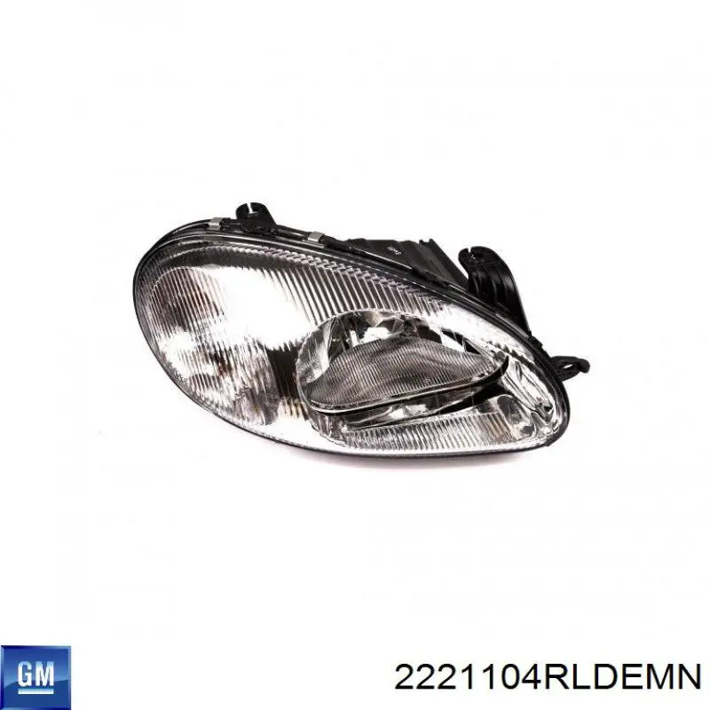 222-1104R-LDEMN General Motors faro derecho