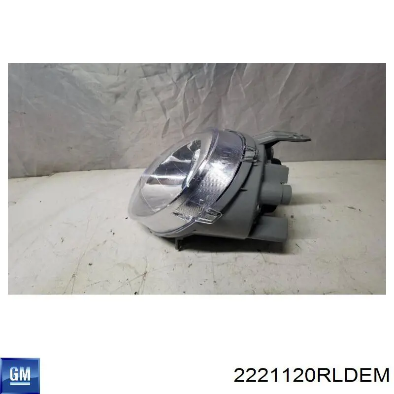 222-1120R-LD-EM General Motors faro derecho