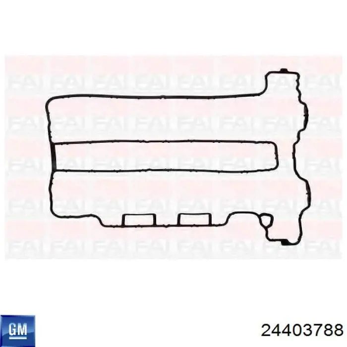 24403788 Peugeot/Citroen junta de la tapa de válvulas del motor