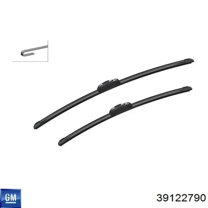  Juego de limpiaparabrisas de luna delantera, 2 piezas para Mitsubishi Eclipse GK, GL