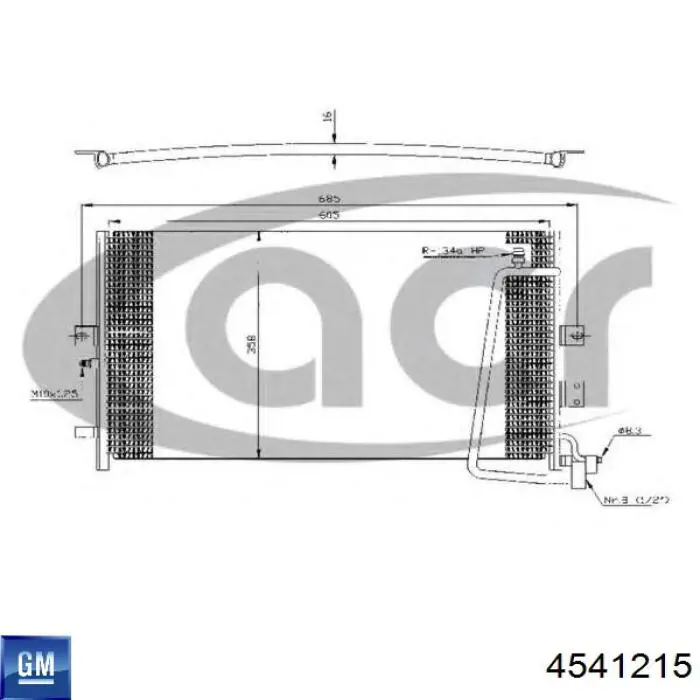 6523K8C1 Polcar condensador aire acondicionado