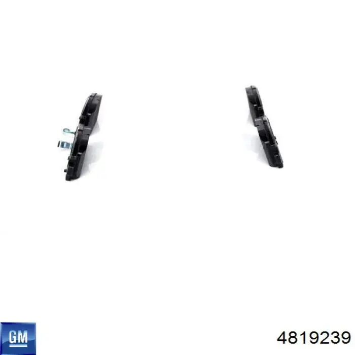 4819239 General Motors pastillas de freno traseras