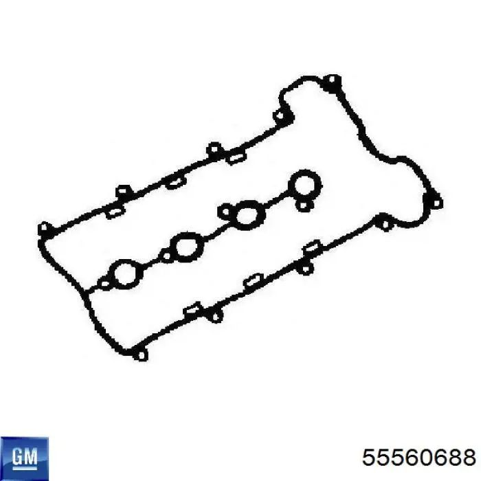 190058220 Dello/Automega junta de la tapa de válvulas del motor