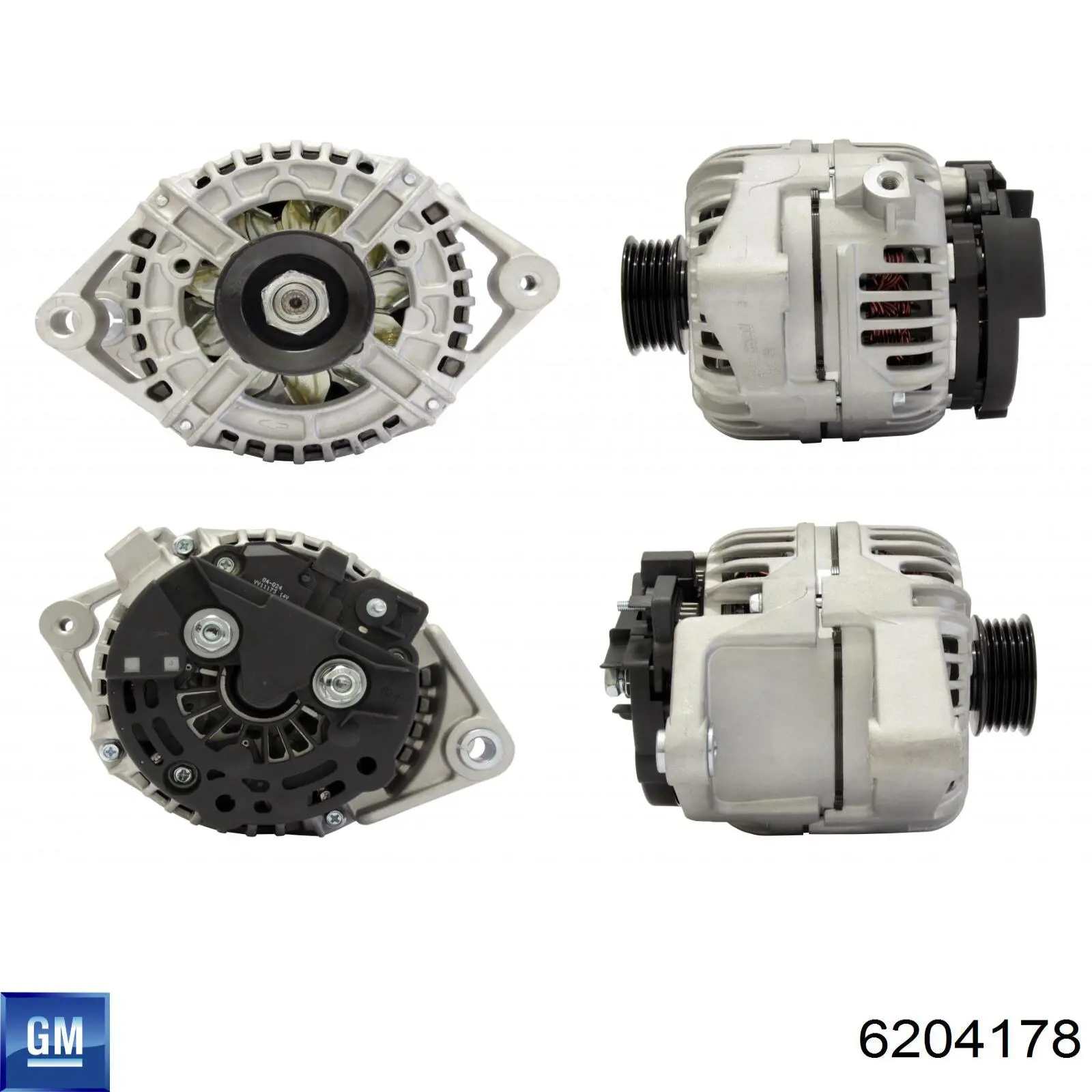 6204178 General Motors alternador