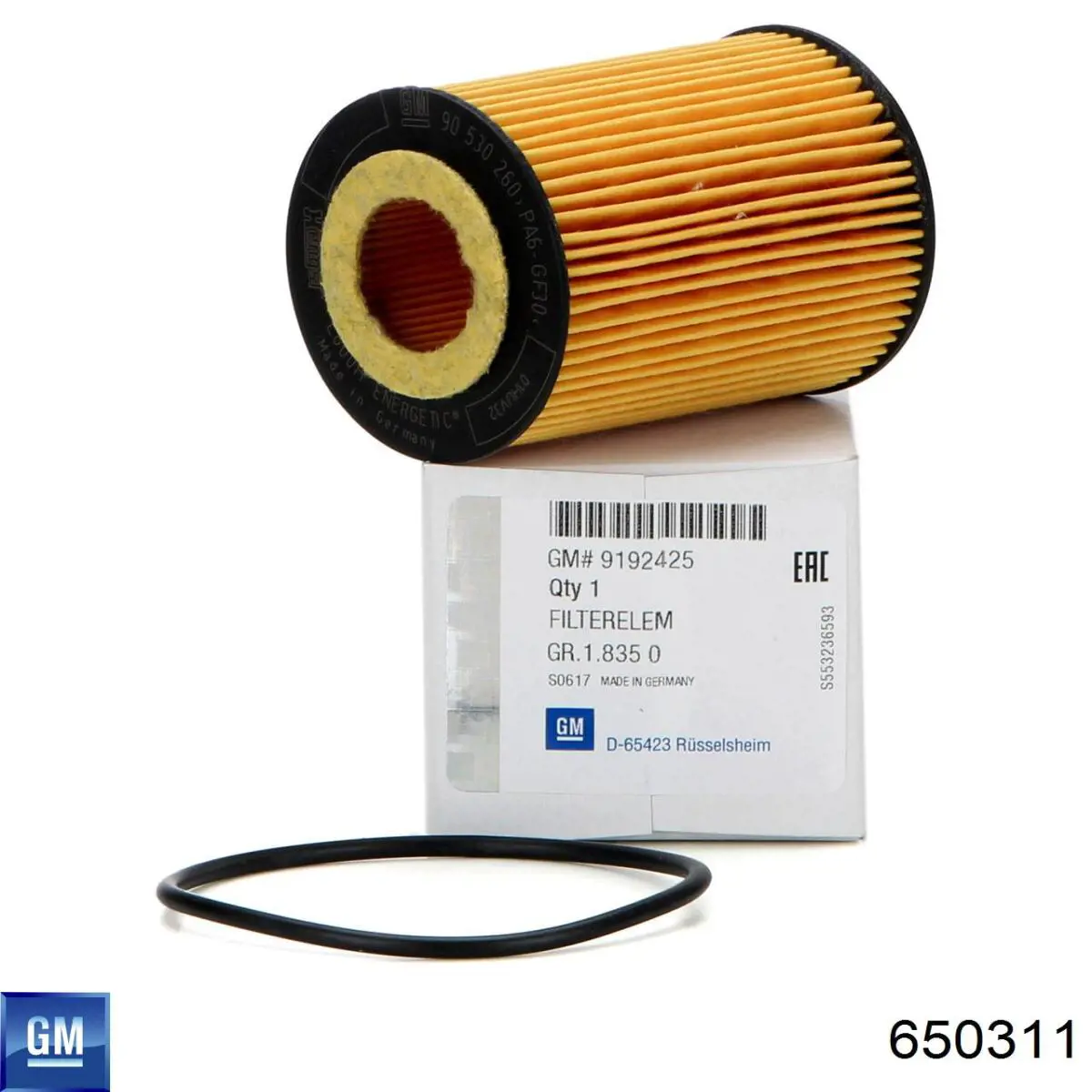 650311 General Motors filtro de aceite