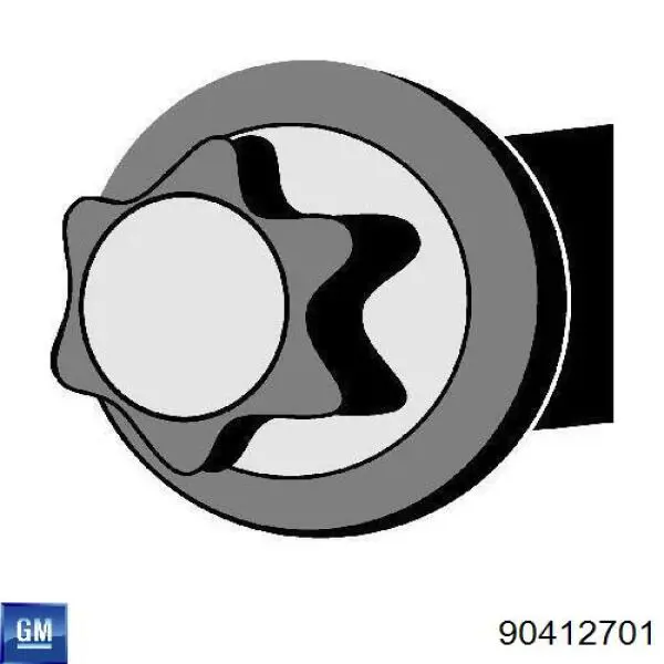 90412701 General Motors tornillo de culata