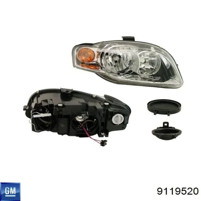  Faro derecho para Opel Vectra 36