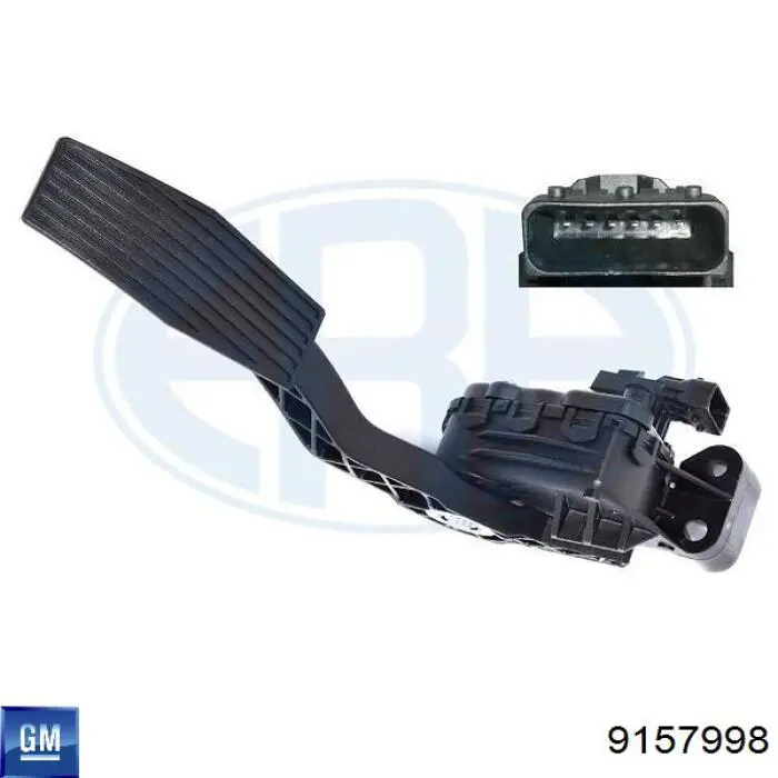 9157998 General Motors pedal de acelerador