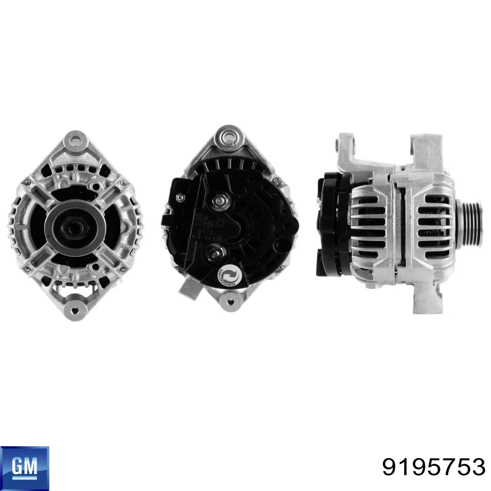 9195753 General Motors alternador