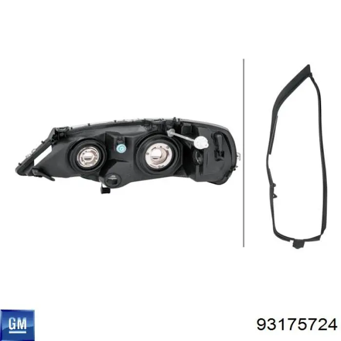  Faro derecho para Opel Astra F07