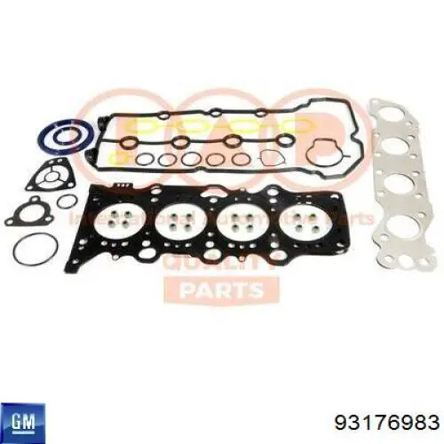 93176983 General Motors juego completo de juntas, motor, inferior