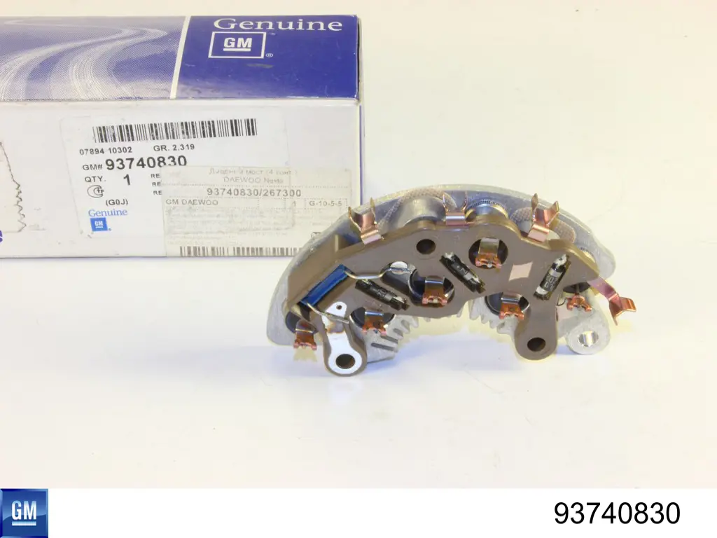 93740830 General Motors alternador diodo puente rectificador