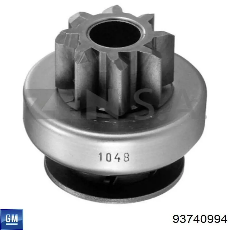 93740994 General Motors bendix, motor de arranque