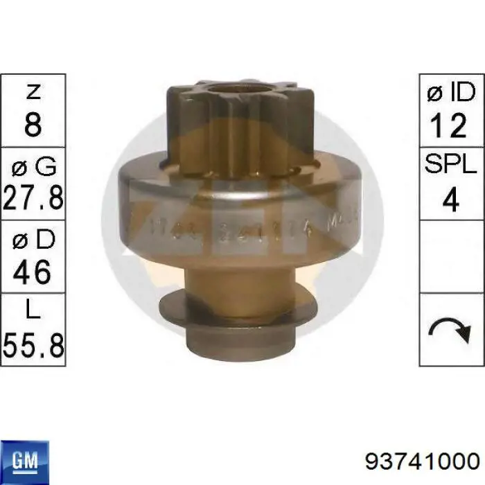 1704 ZEN bendix, motor de arranque