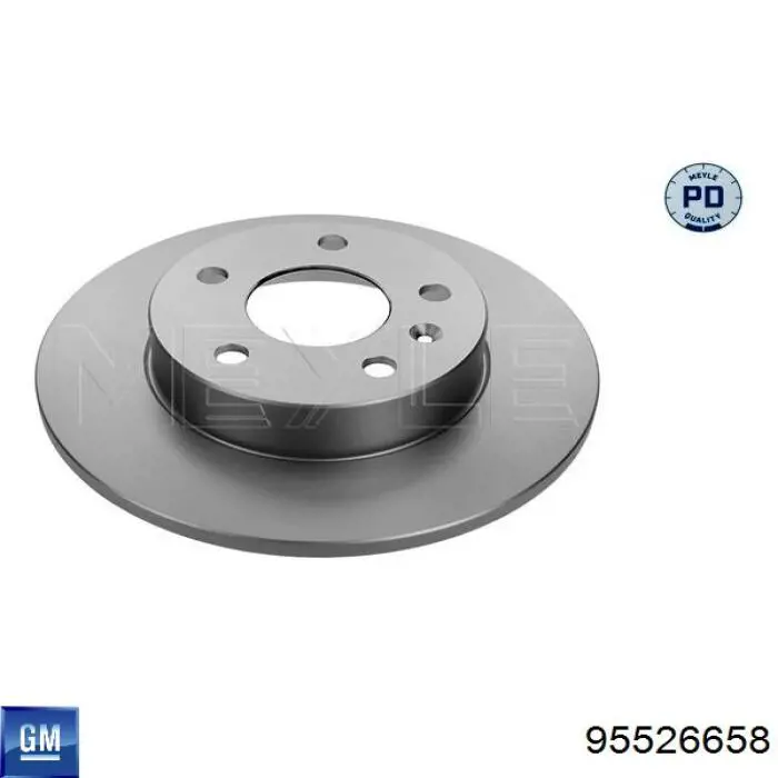 95526658 General Motors disco de freno trasero