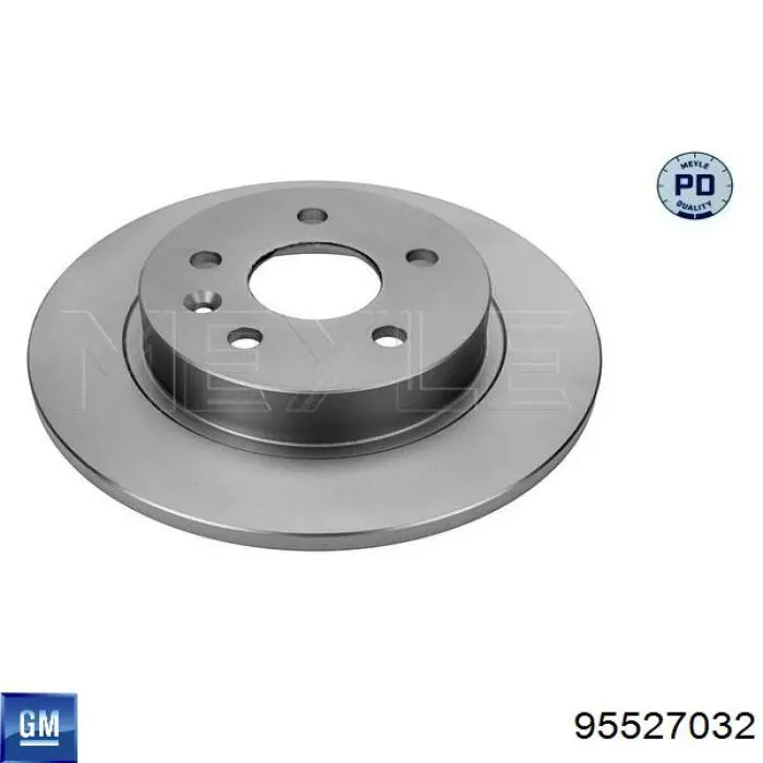 95527032 General Motors disco de freno trasero