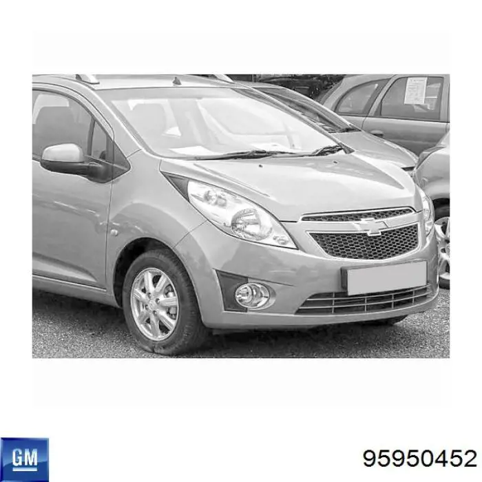  Guardabarros delantero derecho para Chevrolet Spark (Matiz) M300