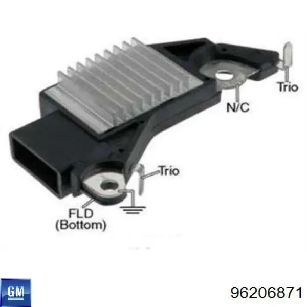 96206871 General Motors alternador