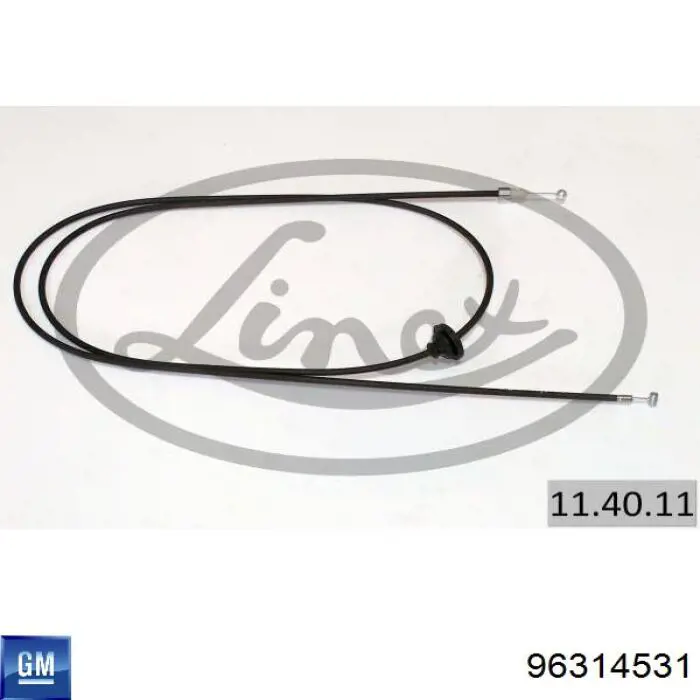  Cable de apertura de capó del motor para Daewoo Matiz KLYA