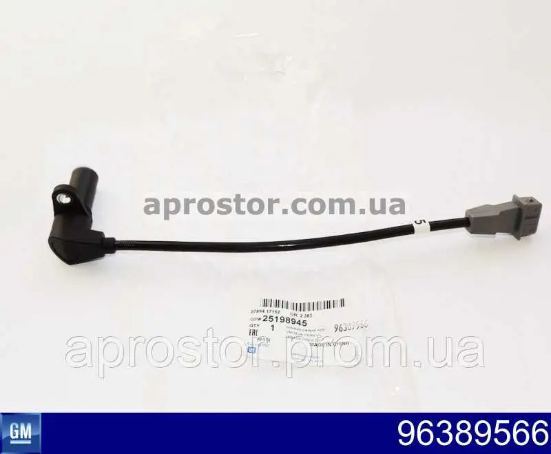 96389566 General Motors sensor de posición del cigüeñal