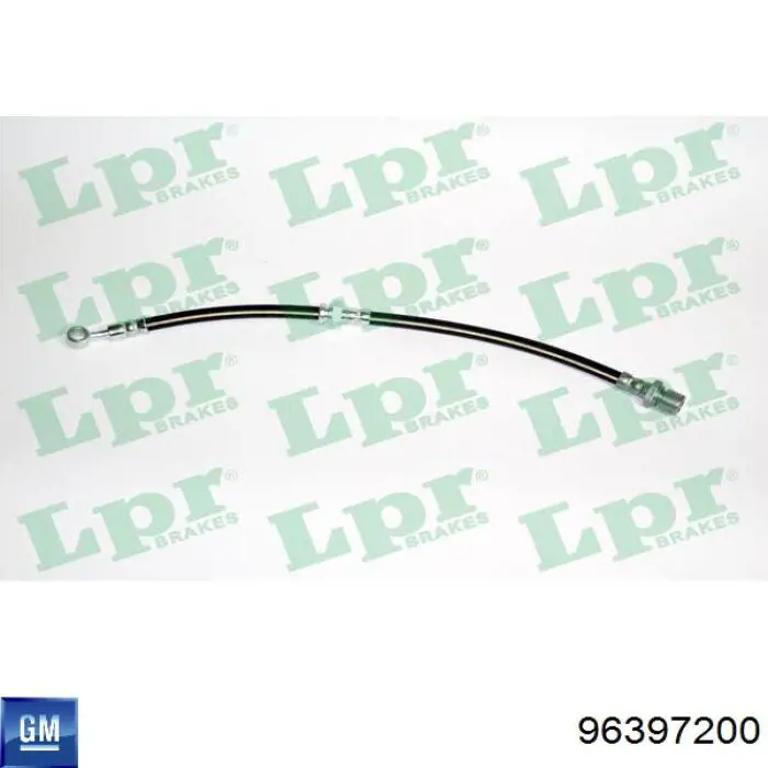 96397200 General Motors tubo flexible de frenos delantero izquierdo