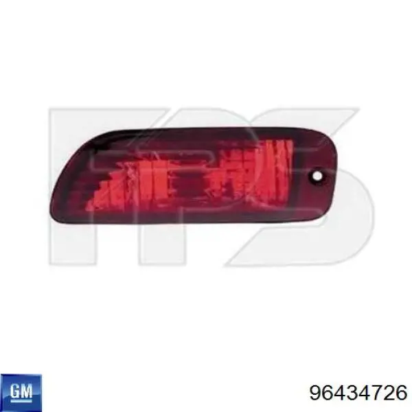  Faro antiniebla trasero derecho para Chevrolet Epica V250