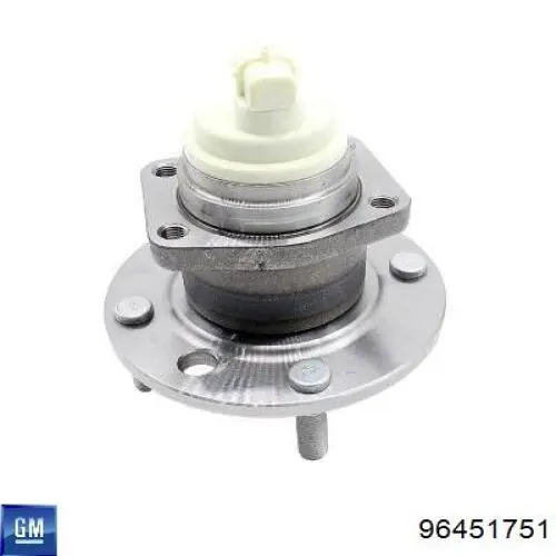 96451751 General Motors cubo de rueda trasero