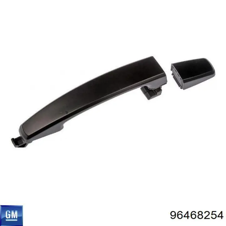  Tirador de puerta exterior trasero para Chevrolet Captiva 1 