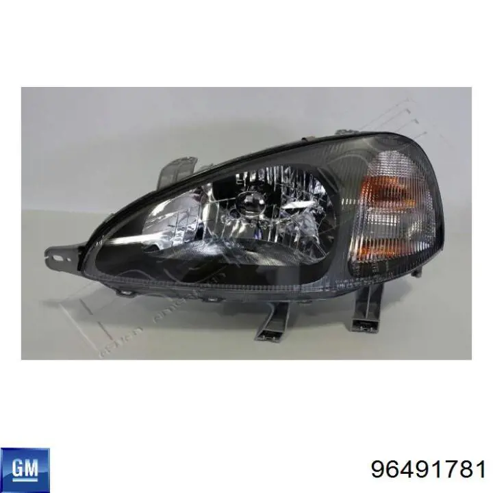 96491781 General Motors faro izquierdo