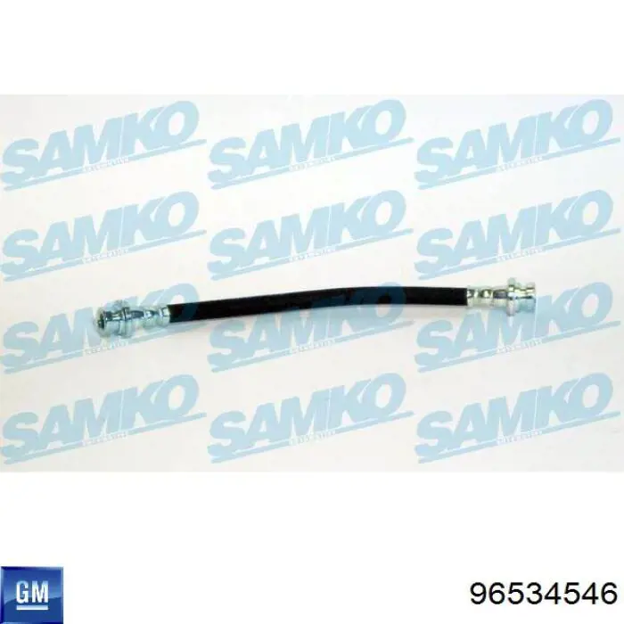 96534546 General Motors tubo flexible de frenos trasero