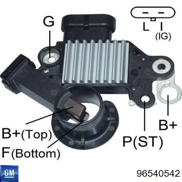 96540542 General Motors alternador