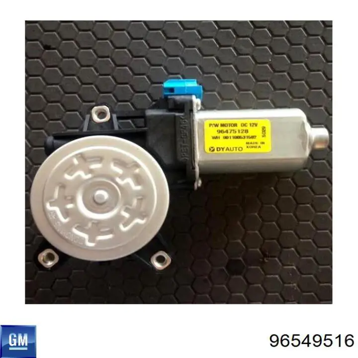 96549516 General Motors motor eléctrico, elevalunas, puerta delantera izquierda