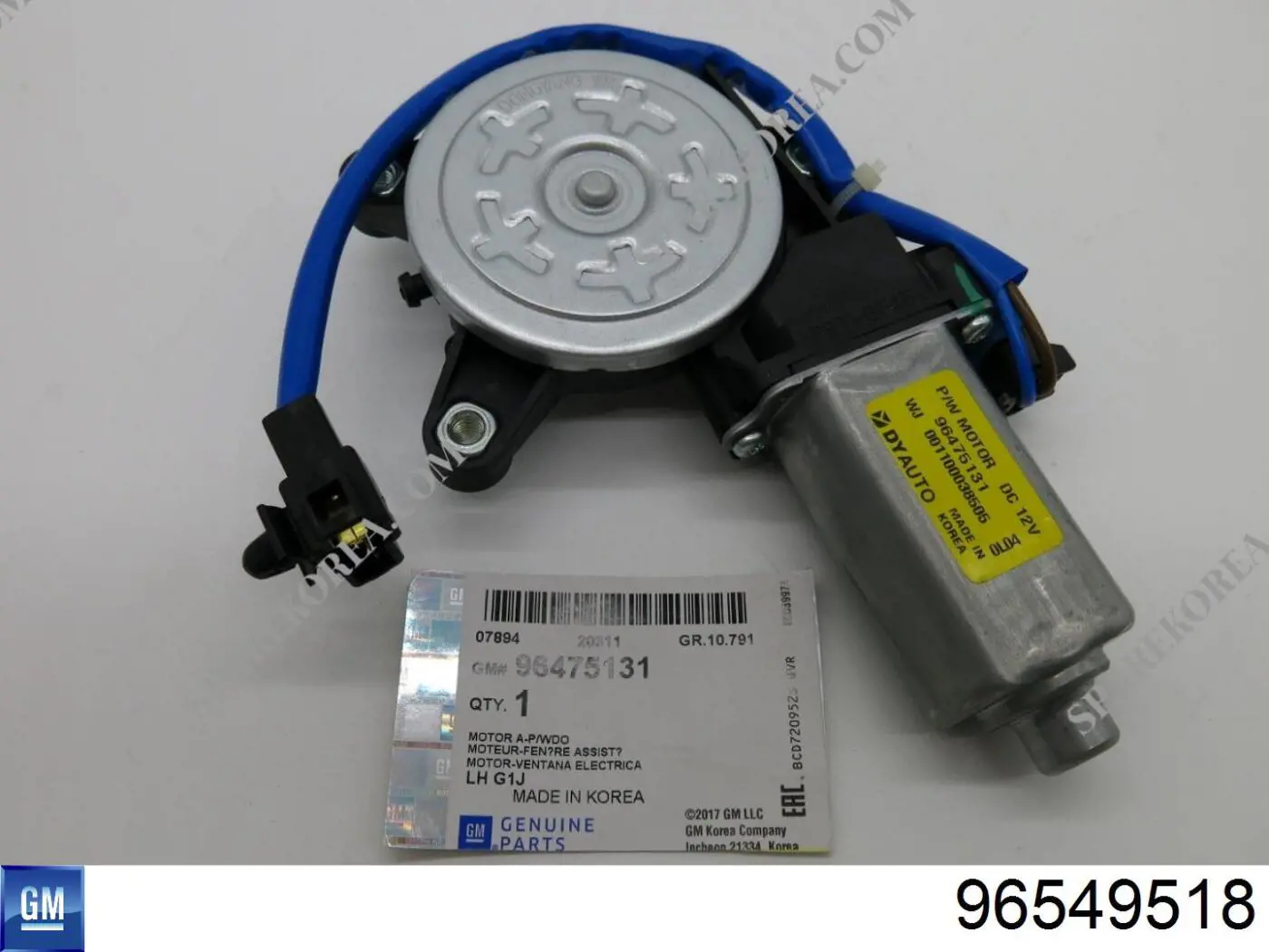  Motor eléctrico, elevalunas, puerta trasera izquierda para Chevrolet Lacetti J200