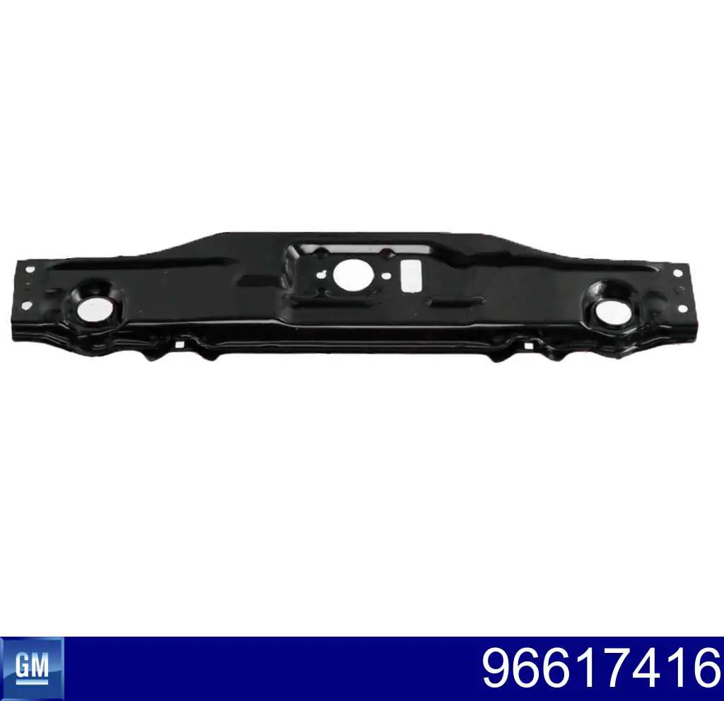 96617416 General Motors soporte de radiador superior (panel de montaje para foco)