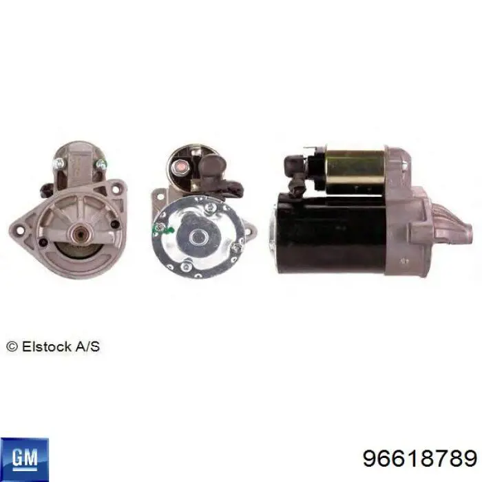 96618789 General Motors motor de arranque