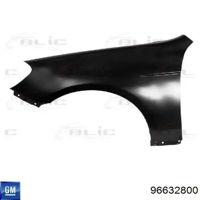  Guardabarros trasero derecho para Chevrolet Epica V250