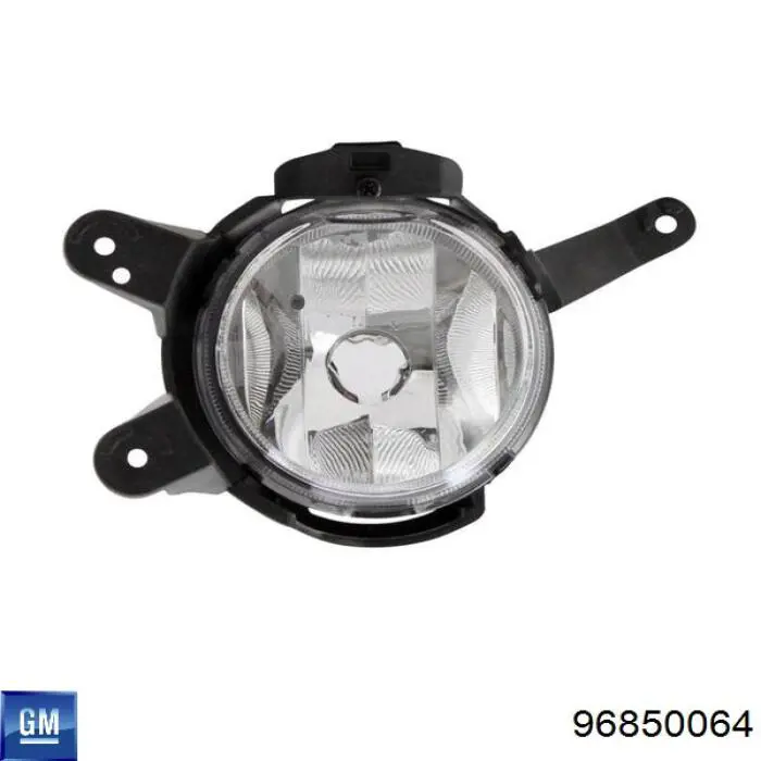 96850064 General Motors faro antiniebla izquierdo