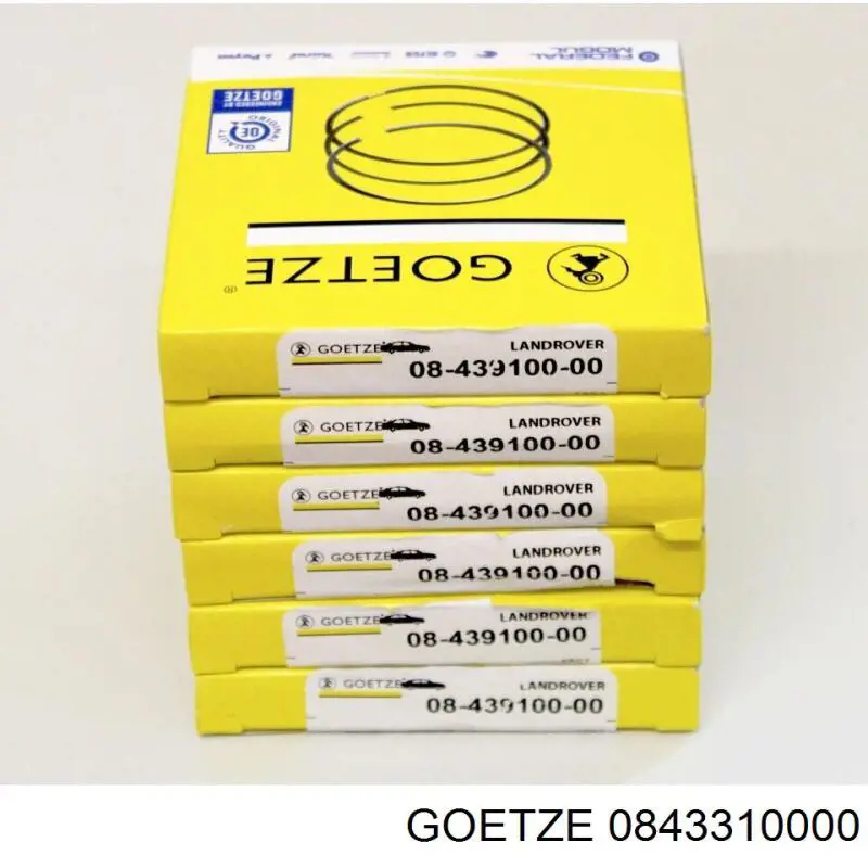 08-433100-00 Goetze juego de aros de pistón para 1 cilindro, std