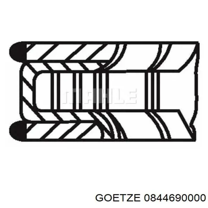  Juego de aros de pistón para 1 cilindro, STD para Jeep Compass 