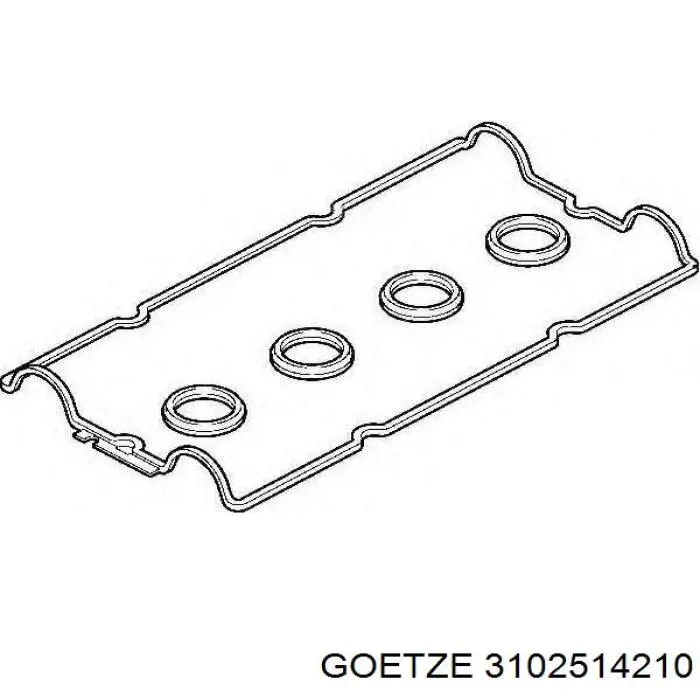  Junta de la tapa de válvulas del motor para Fiat Tipo 160