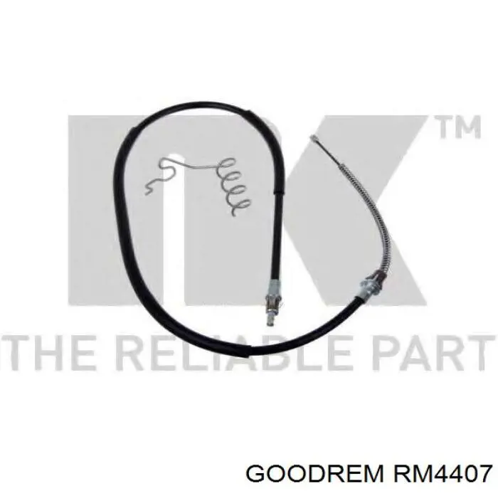 RM4407 Goodrem cable de freno de mano trasero derecho