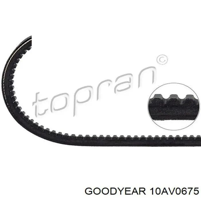 10AV0675 Goodyear correa trapezoidal